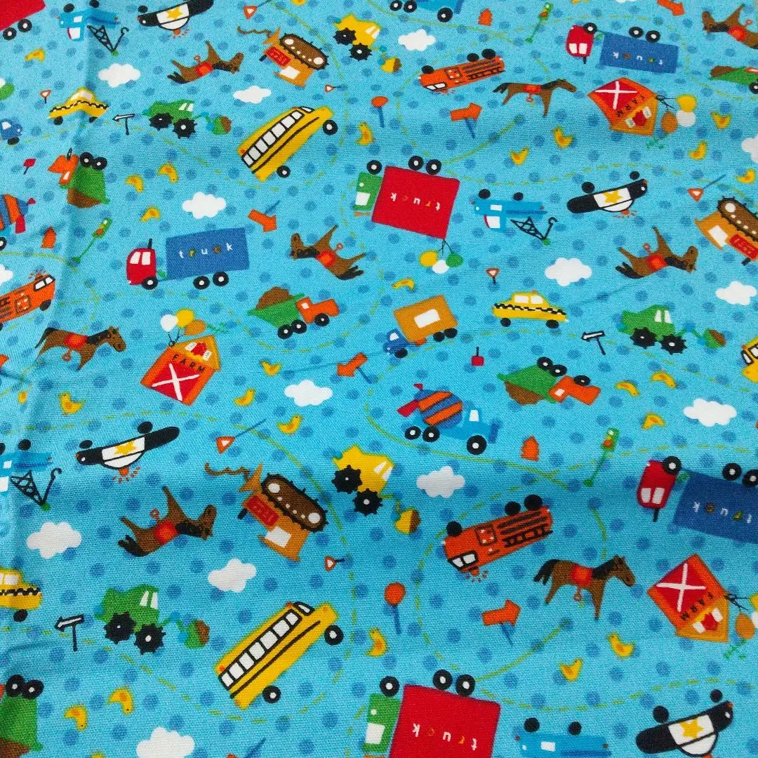 Thumbnail of Fabric: Animal Ride Print