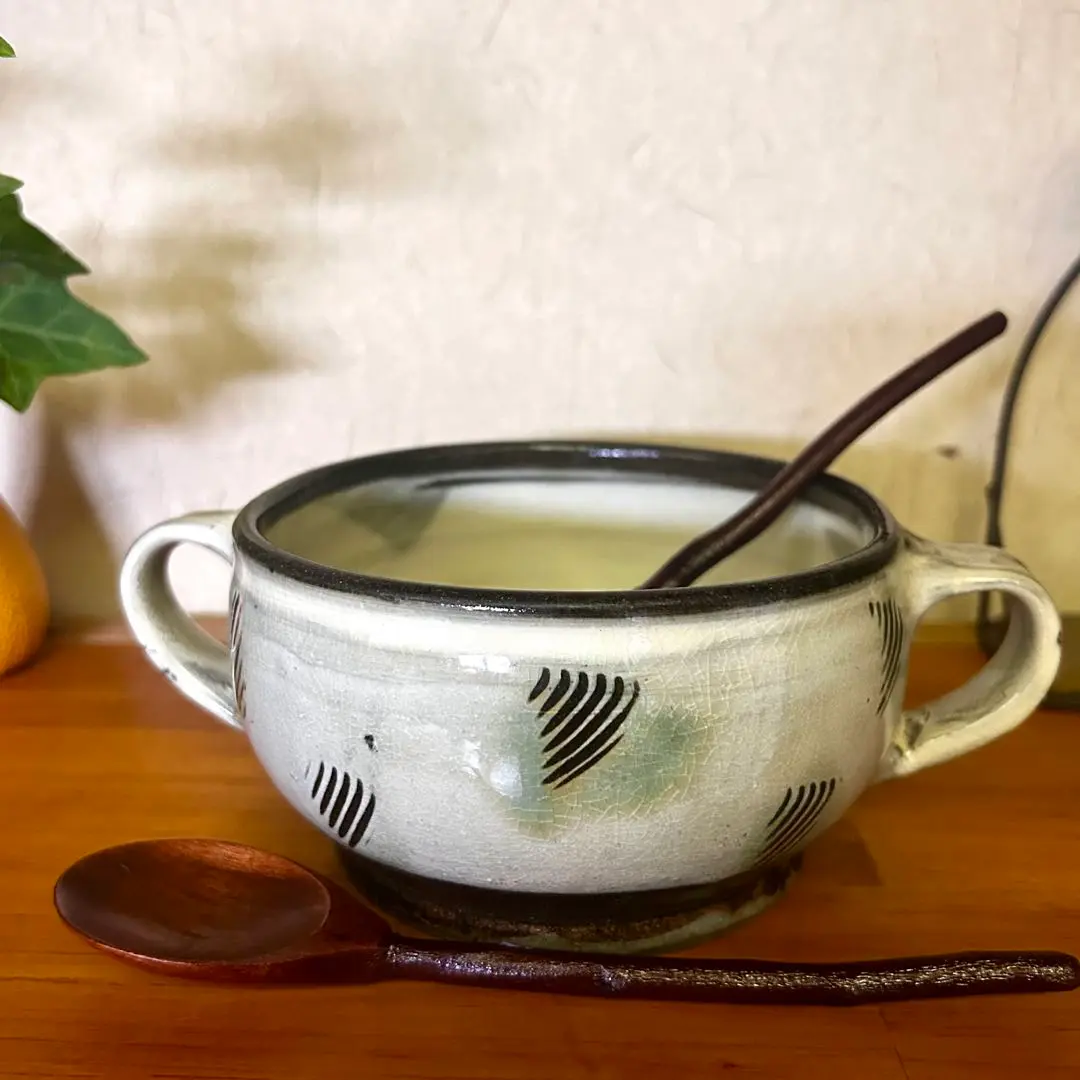 坂本創『イッチン・鉄釉七寸鉢（深皿）』／小鹿田 坂本工窯 古民藝 李朝 タパ 坂本創『イッチン・鉄釉七寸鉢（深皿）』／小鹿田 坂本工窯 古民