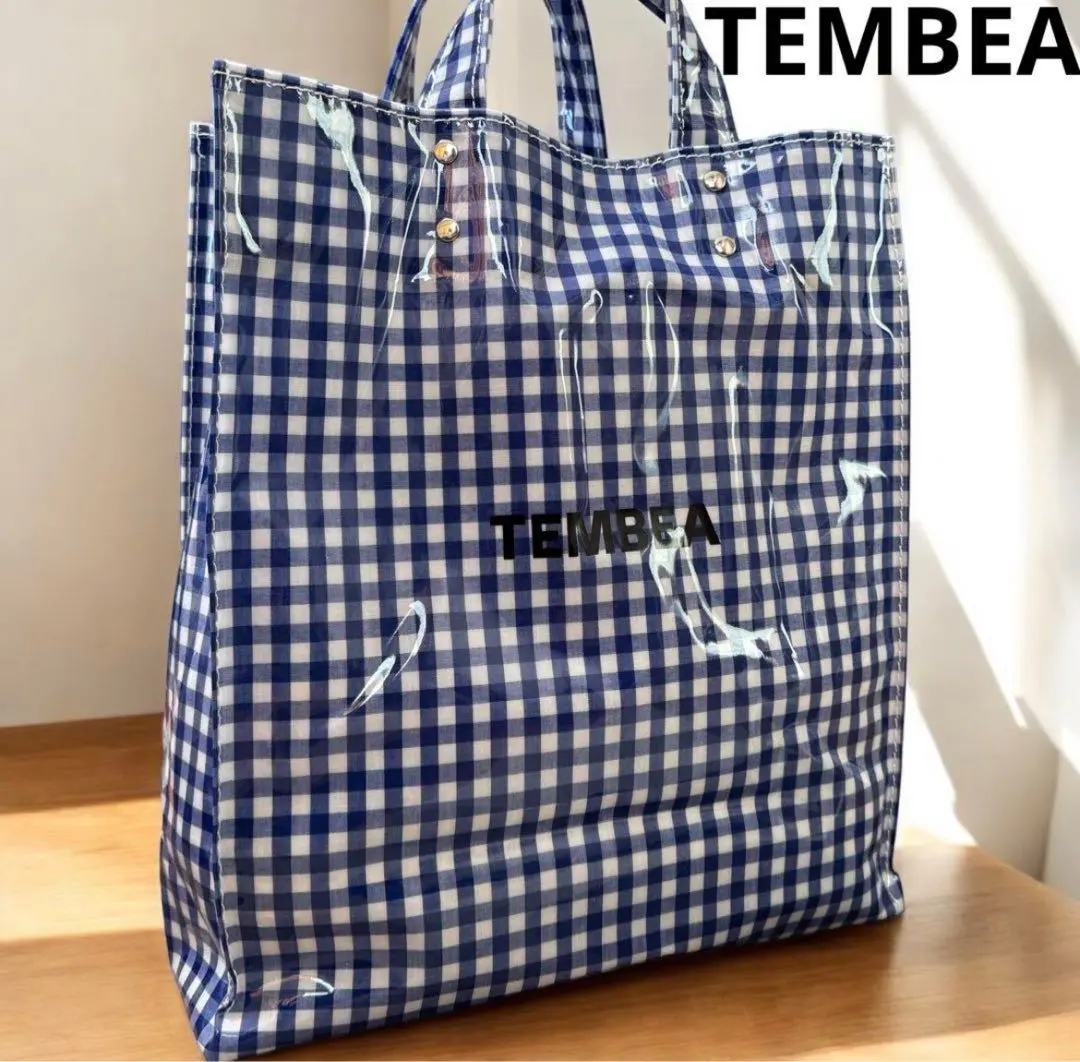 TEMBEA:ギンガムチェックペーパートート｜シップスの通販｜&mall