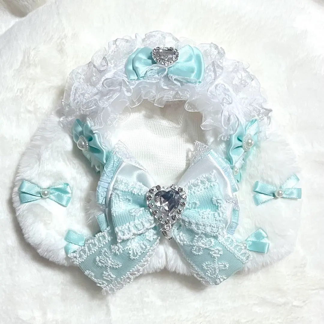 Thumbnail of Plushie Clothes Kigurumi Chibi Plush 10cm 11cm Droopy Ears Mint