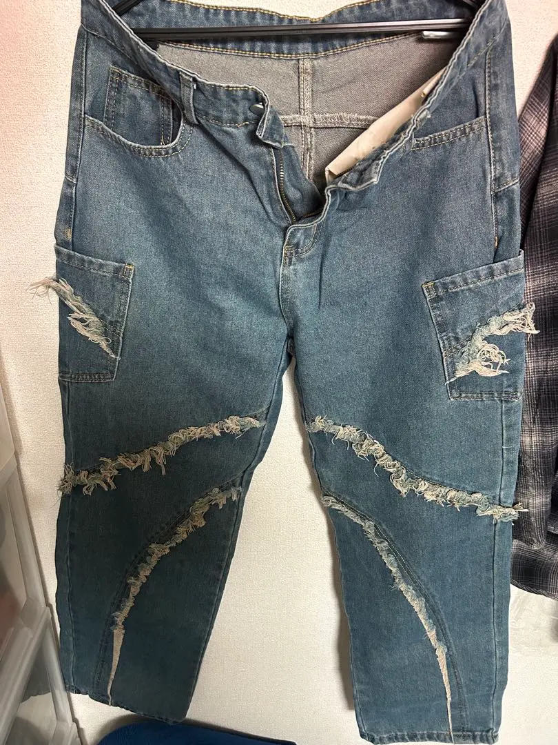 Thumbnail of Distressed jeans, denim pants, vintage clothing