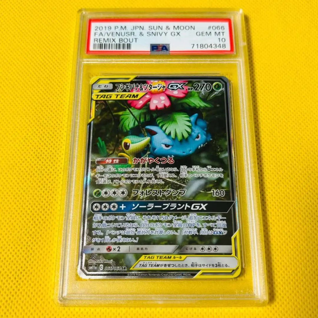 【PSA10】フシギバナ＆ツタージャGX SR SA PSA10鑑定済〕フシギバナ＆ツタージャGX(SA)【SR】{066/064}