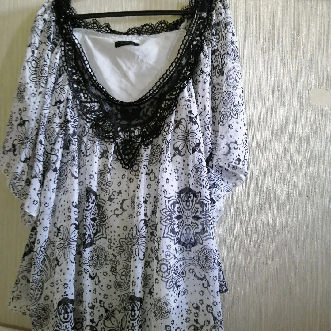 Thumbnail of Paisley & Floral Lace Bohemian Top