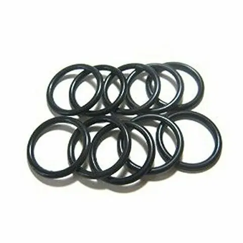 Thumbnail of Rubber ring, rubber ring, ring, size (size 10) Black, 6-piece SET