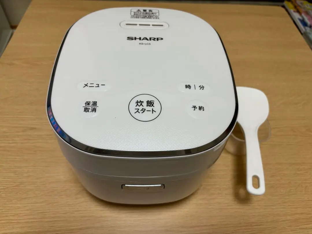 SHARP(シャープ) / ジャー炊飯器/KS-LC5-W/2021年製/0.54L