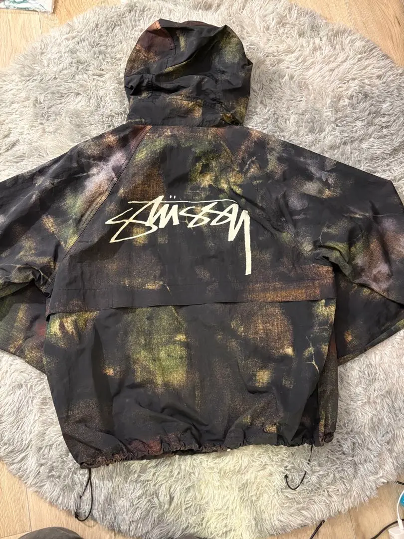 ATTASTORES | Stussy Beach Shell Stenpat Camo Jacket Size
