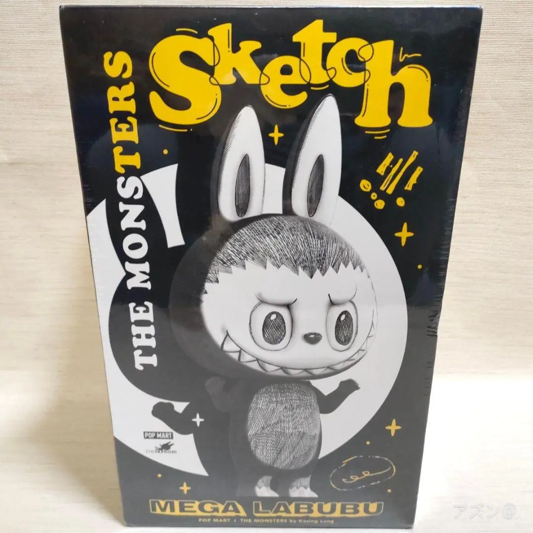 【新品未開封】MEGA LABUBU スケッチフィギュア 400% Amazon.co.jp: POP MART MEGA MEGA LABUBU 400%スケッチ