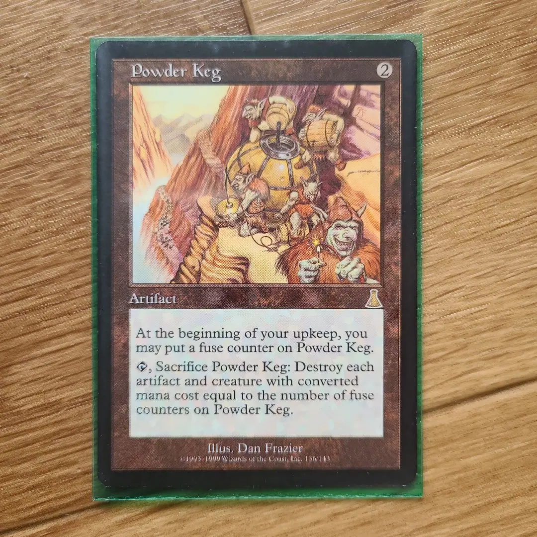 MTG 火薬樽 / Powder Keg 4枚組み 日本語版2枚、英語版2枚 Foil】《火薬樽/Powder Keg》[UDS] 茶R | 日本最大級 MTG通販