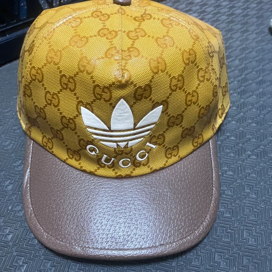 グッチ GUCCI ×adidas アディダス コラボ ダブルバイザー