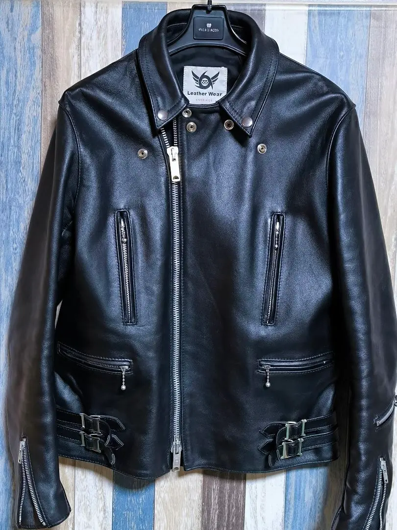 極美品 666 LEATHER WEAR ステアハイド 38 英国製