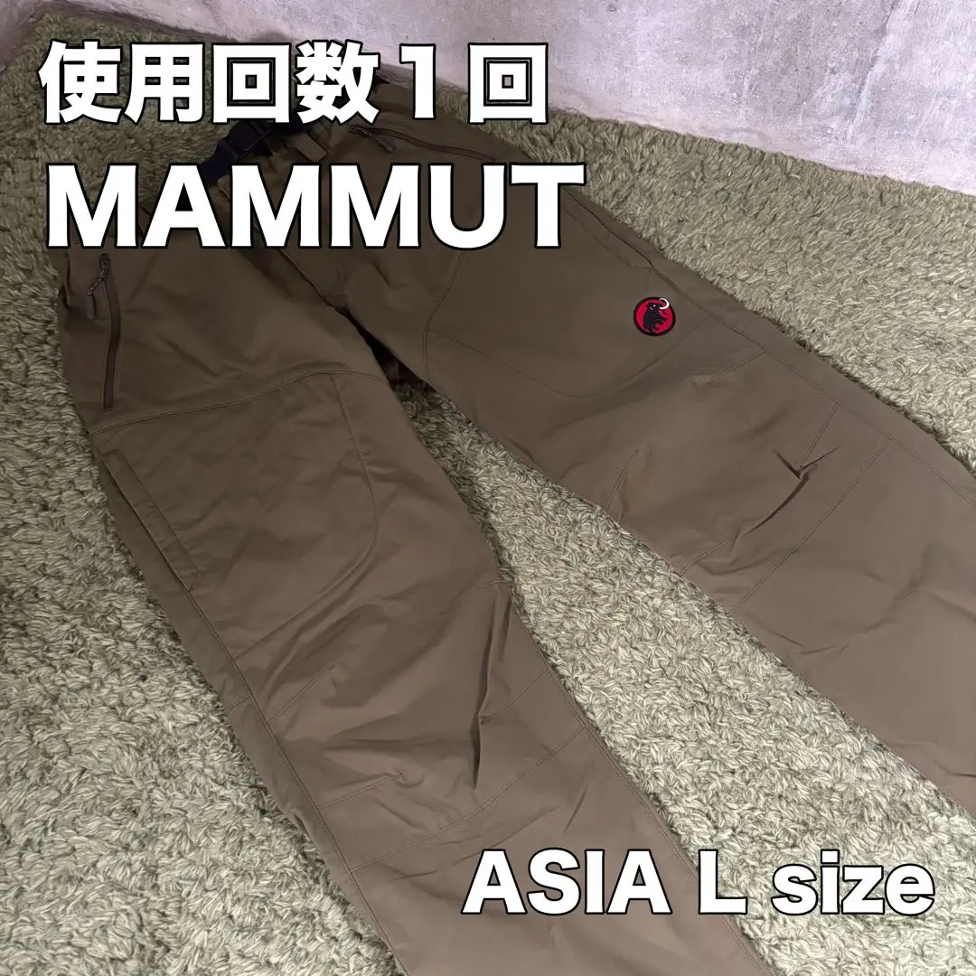 美品　マムート　ソフテック　トレッカーズパンツ　マウンテンパンツ　登山　撥水　Ｍ マムート メンズ トレッカーズ 3.0 ソフトシェル パンツ