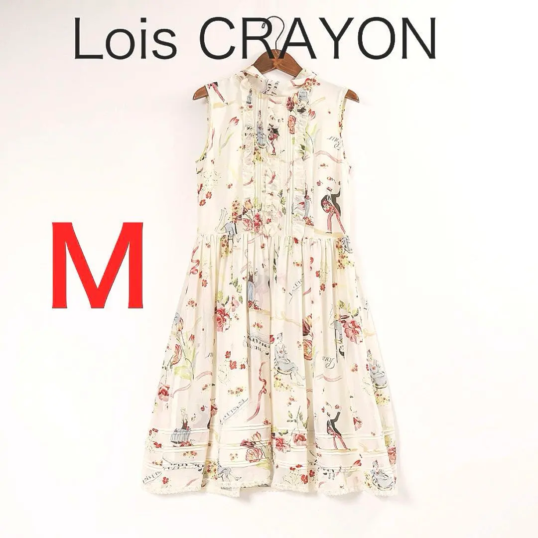 Lois CRAYON ノースリーブ ワンピース アンジェラ 日本製 M 2025年最新】ロイスクレヨン ワンピース アンジェラの人気