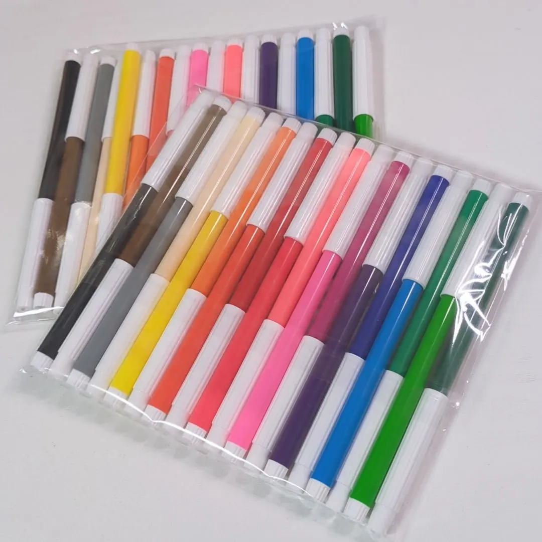 Thumbnail of Water-based color pens, 18 colors x 2 sets