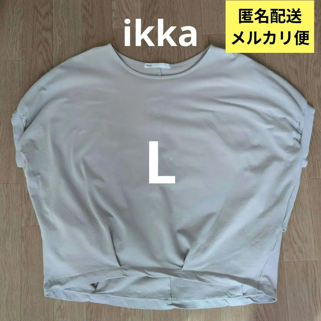 Thumbnail of ikka French sleeve short sleeve dolman T-shirt cut and sew L [Used]