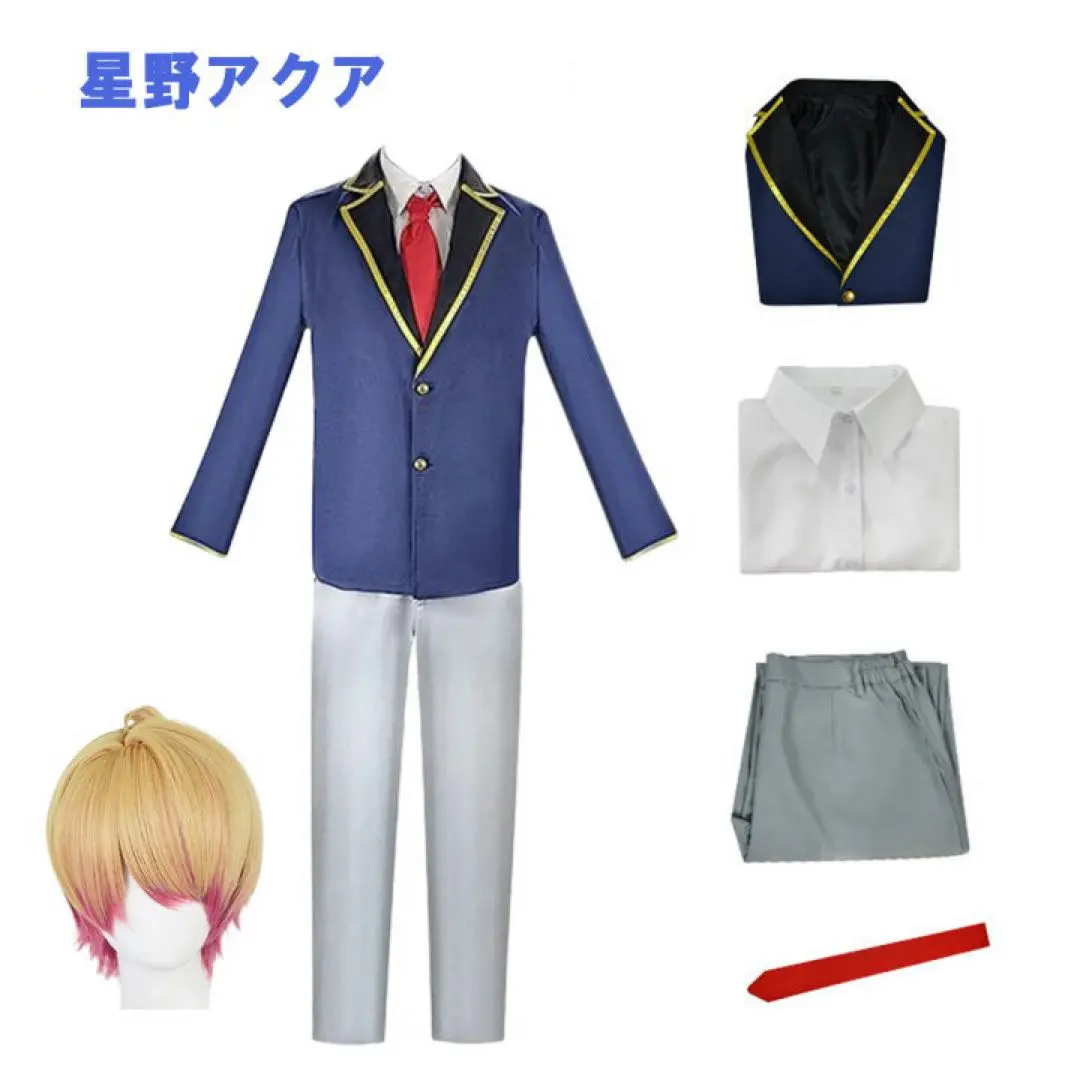 【全新未使用・即日發貨】我推的孩子 阿奎亞 萬聖節兒童用110碼cosplay服裝5件套 的縮圖