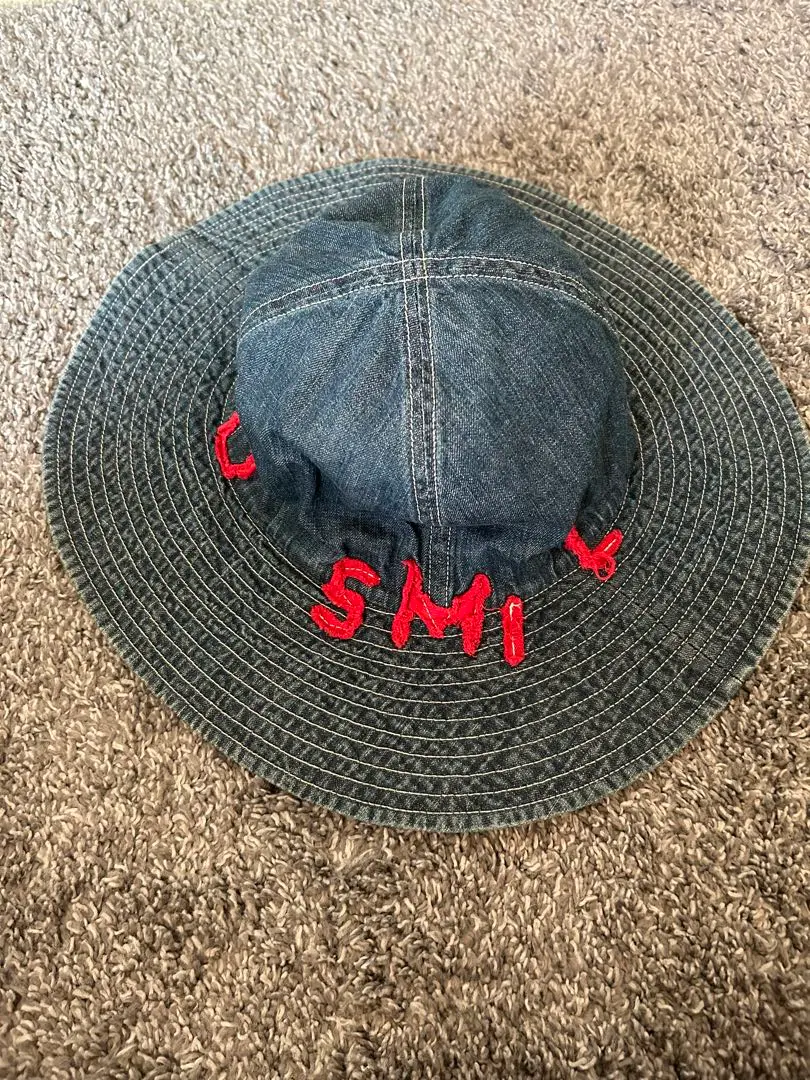 DENIM DUNGAREEデニム&ダンガリー ベトジャン刺繍 ハット 58cm DENIM DUNGAREEデニム&ダンガリー ベトジャン刺繍 ハット 58cm