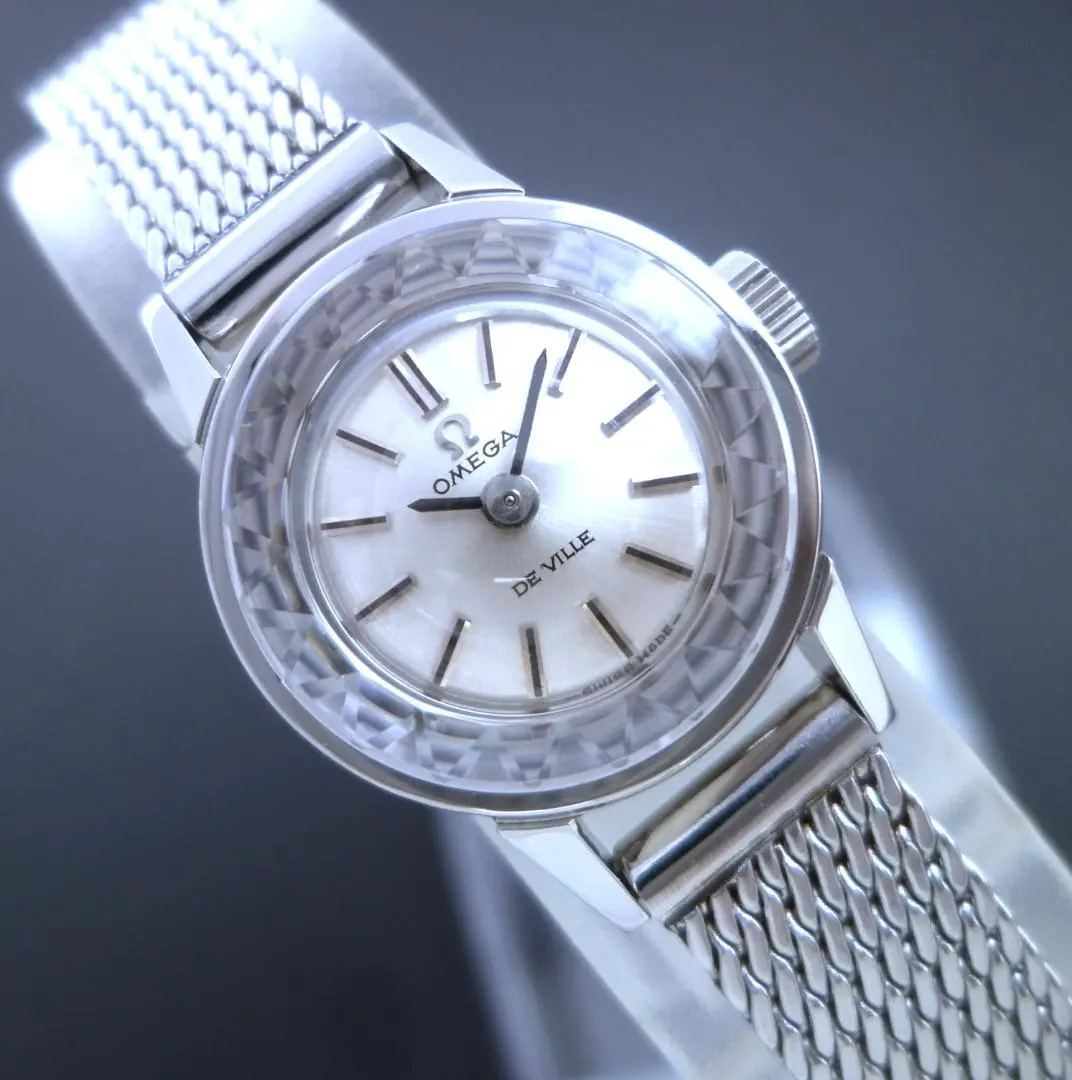 Thumbnail of Serviced! Omega, 1968, De Ville, Cut Glass, Ladies', Manual Winding, Beautiful Condition!