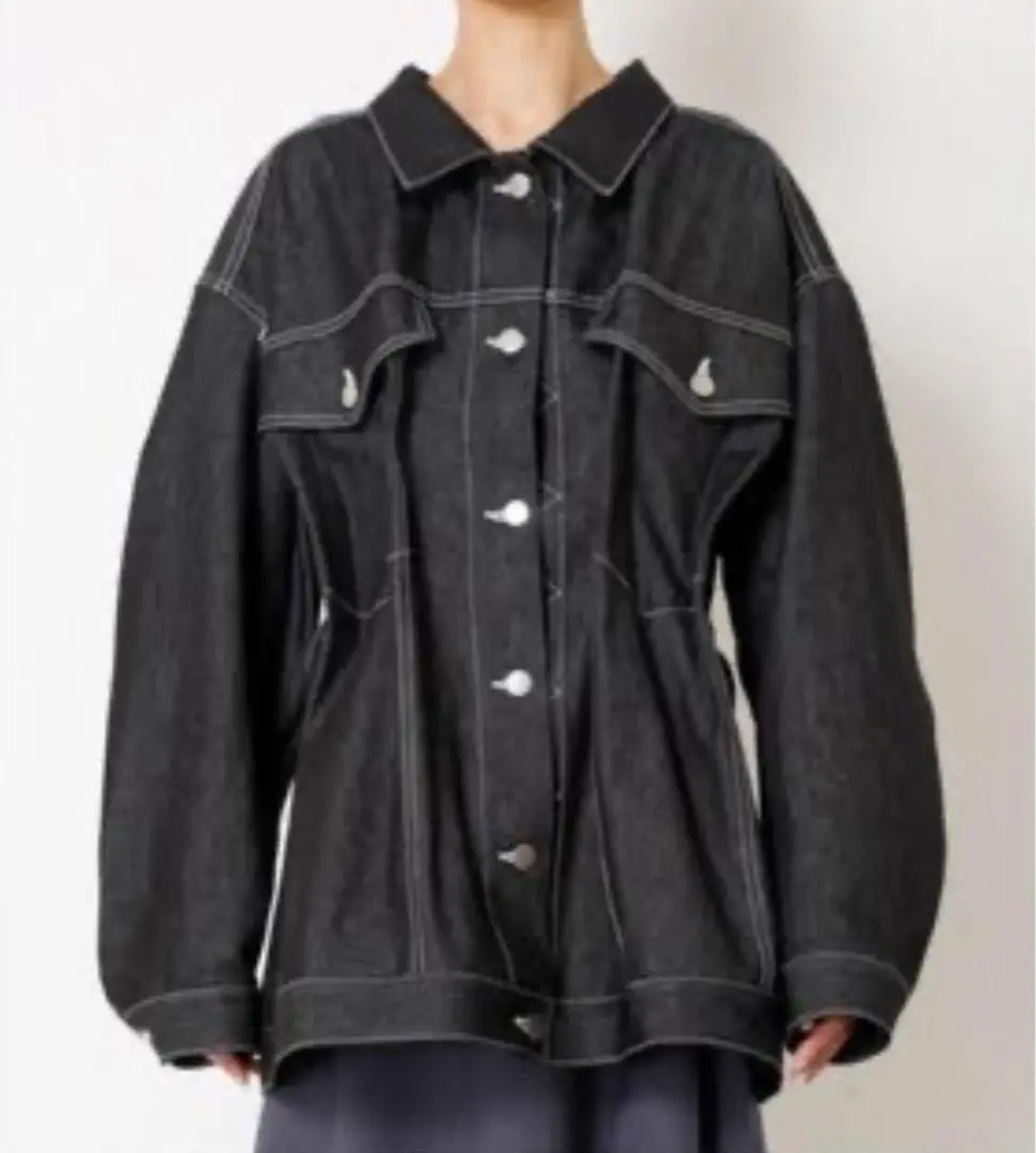 アイレネ IRENEデニムジャケット アイレネ - IRENE | Classic Stitch Denim Jecket-Navy-36の通販