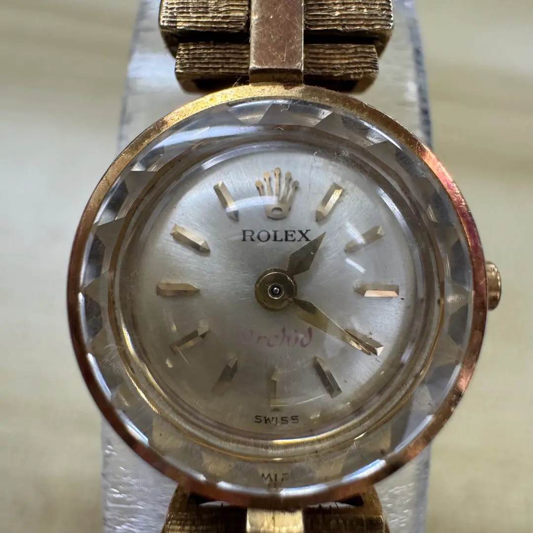 大幅値下げ 希少 Vintage ROLEX オーキッド ロレックス K18WG