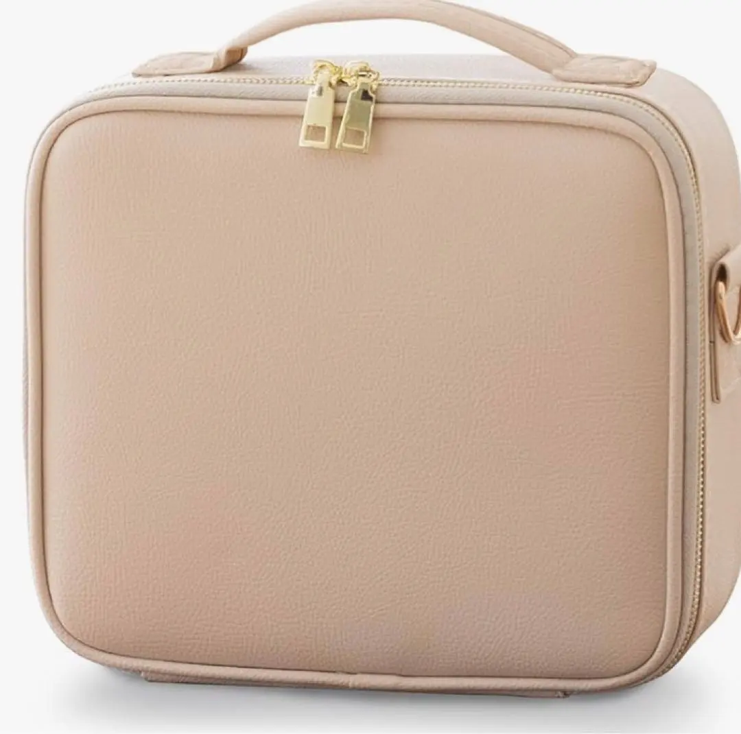 Thumbnail of ICHIFUJI Makeup Box with Mirror (S, Pink Beige)