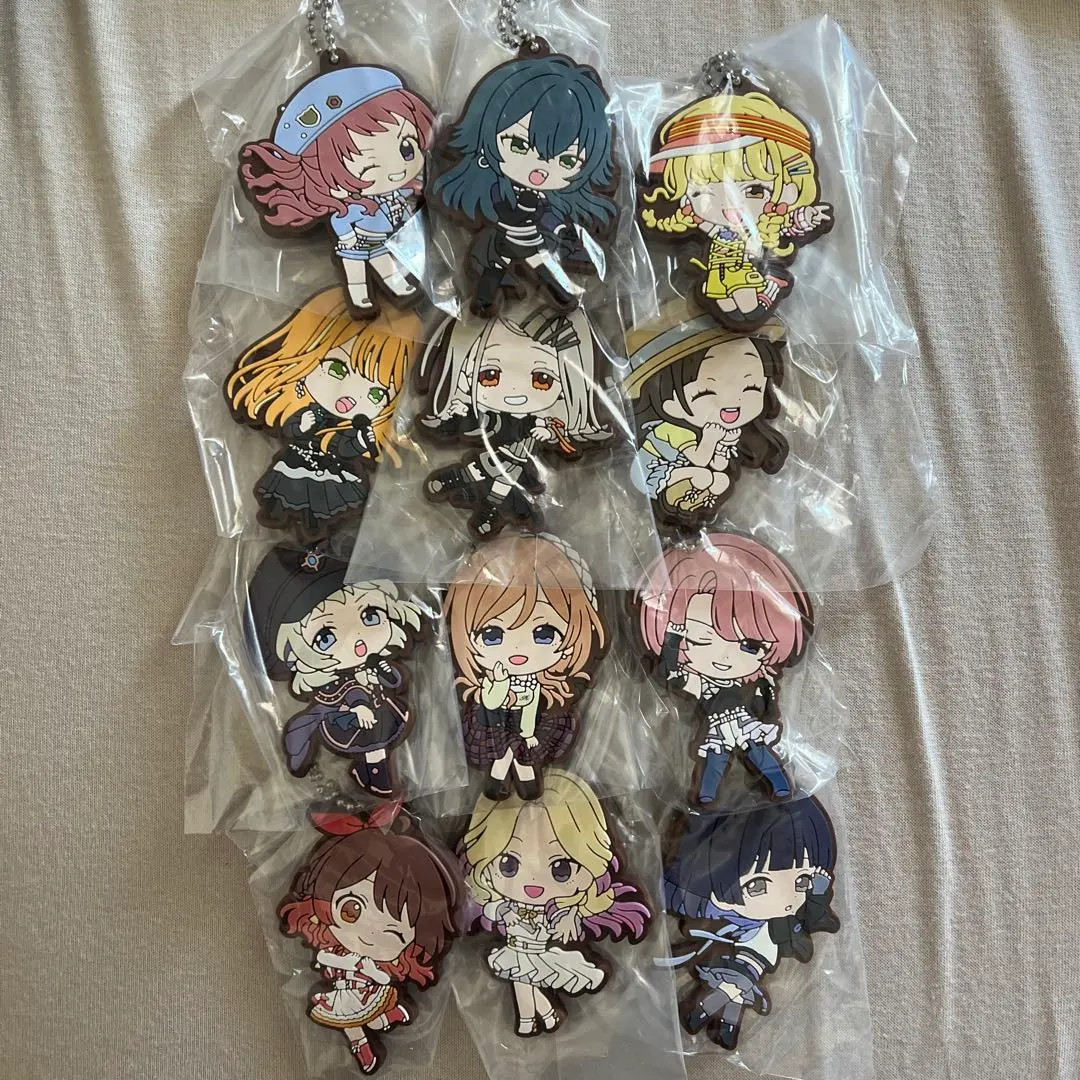 Thumbnail of Gakuen Idolmaster Rubber Mascot 2, all 12 types