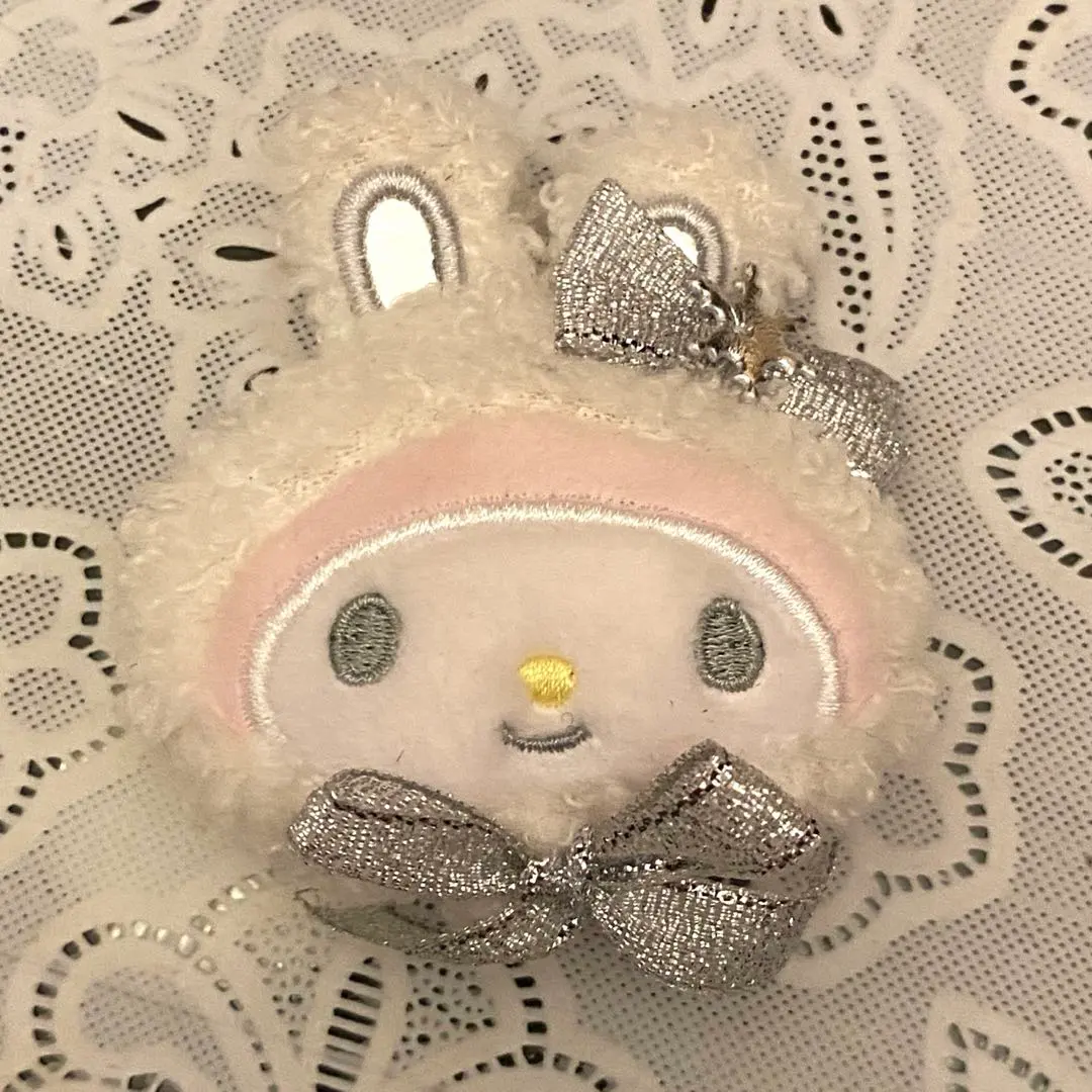 Thumbnail of Secret Hair Clip Fluffy Snow Rabbit My Melody My Melo