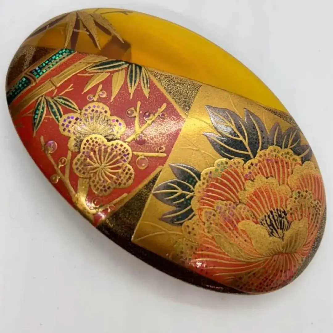 べっ甲 花モチーフ 金蒔絵 螺鈿 ペンダントトップ 光俊 在銘 鼈甲 レトロ m13204416665_1.jpg?1743798343