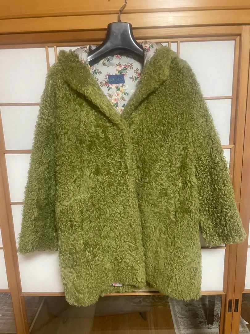 美品】KENZO PARIS ケンゾー フランス製 ファーコート