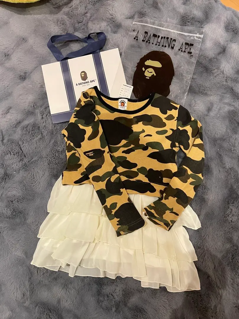 A BATHING APE ワンピース　130 140 A BATHING APE ワンピース130 140
