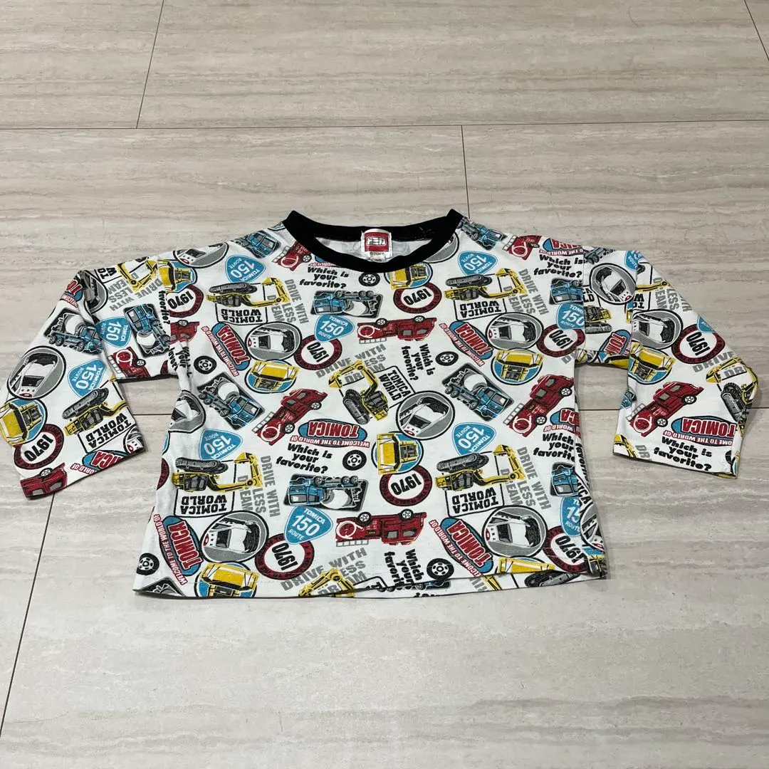 Thumbnail of Long-sleeved T-shirt Tomica Cars 80 Nursery School Wear