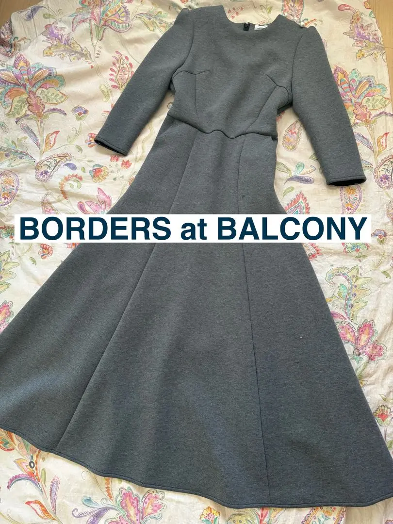 39 ボーダーズアットバルコニー ワンピース ロング ワンポイント グレー S 楽天市場】BORDERS at BALCONY ボーダーズアットバルコニー