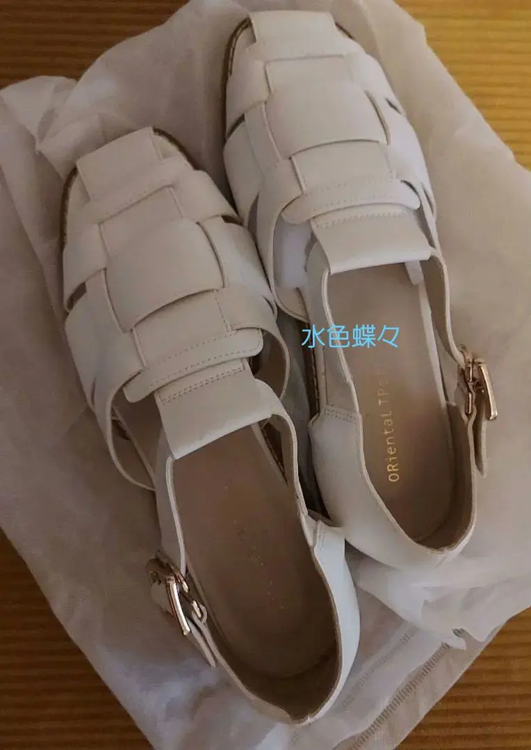 Thumbnail of Price reduction: Oriental Traffic square toe sandals, new