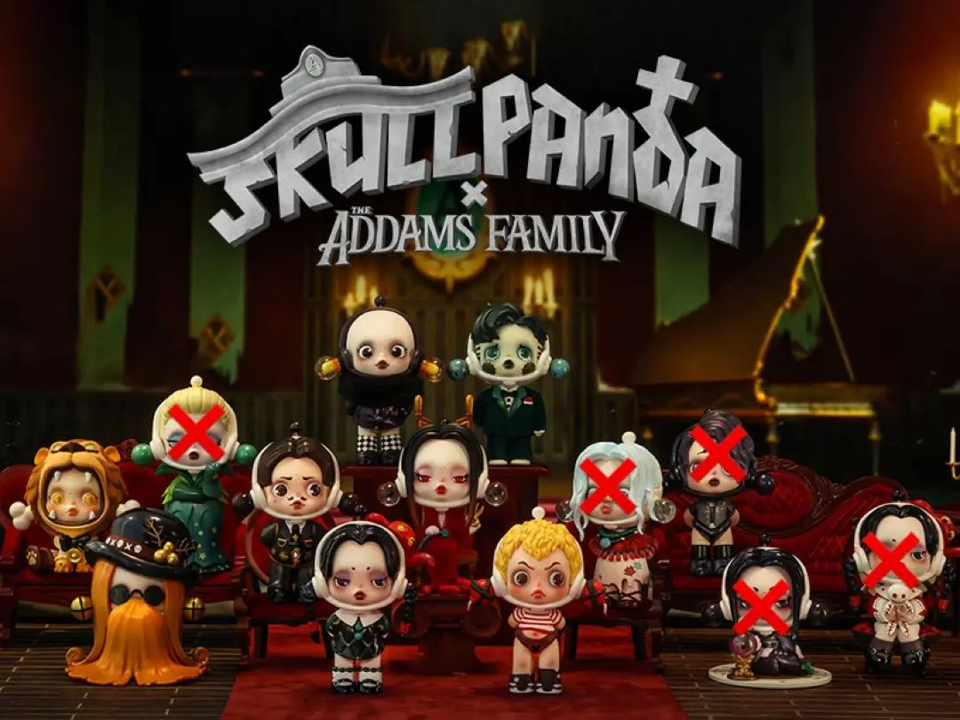 SKULLPANDA × アダムス・ファミリー ウェンズデー モーティシア