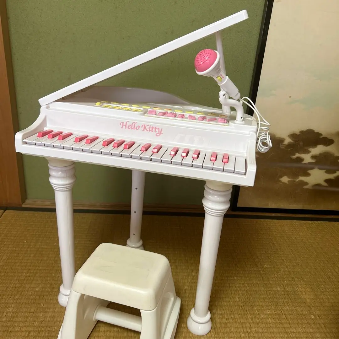 希少ハローキティ グランドピアノ オルゴール 長期保管品