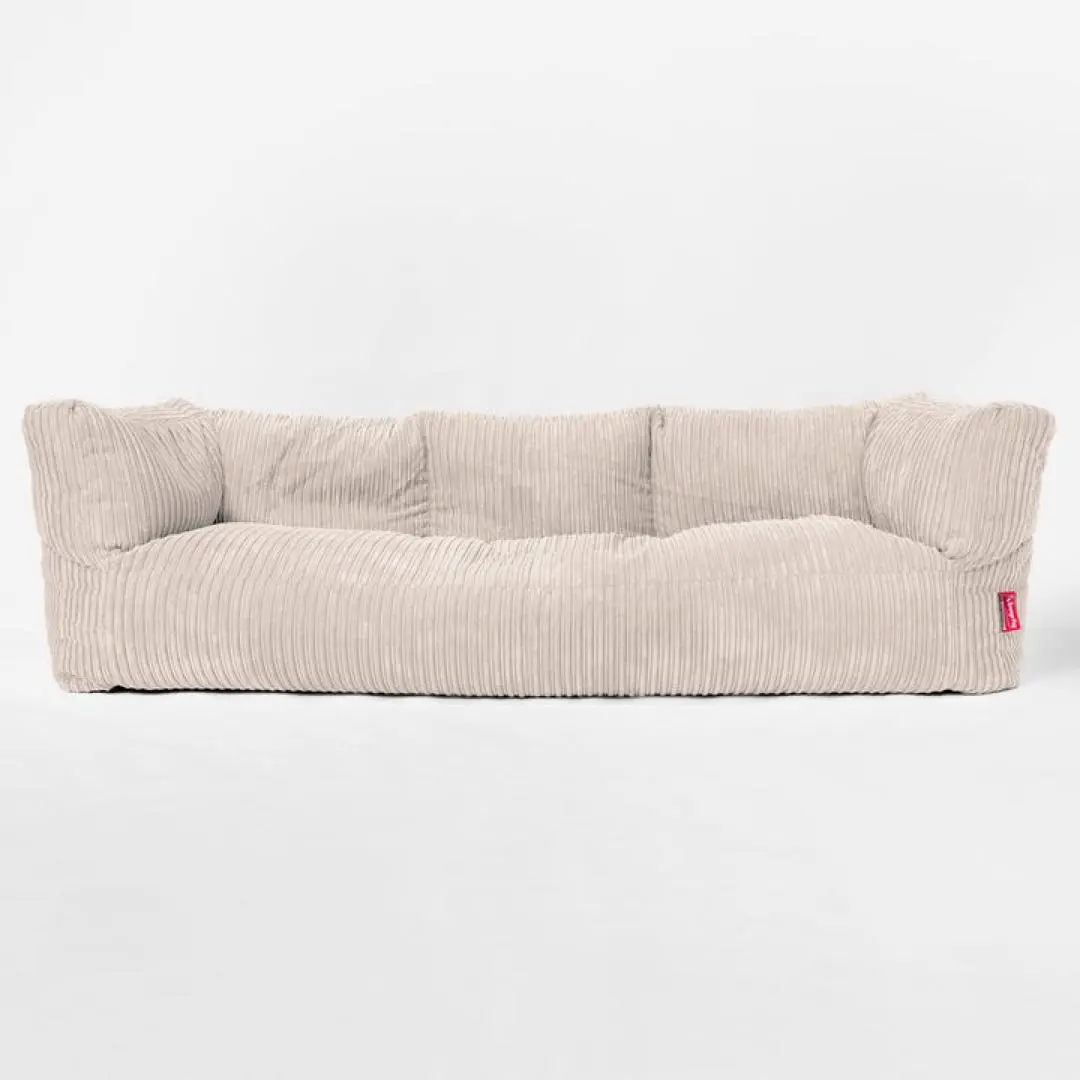 lounge pug ラウンジパグ　完成品　3人掛け LoungePug 3人掛けアルバートビーズソファ-ふわもこテディ