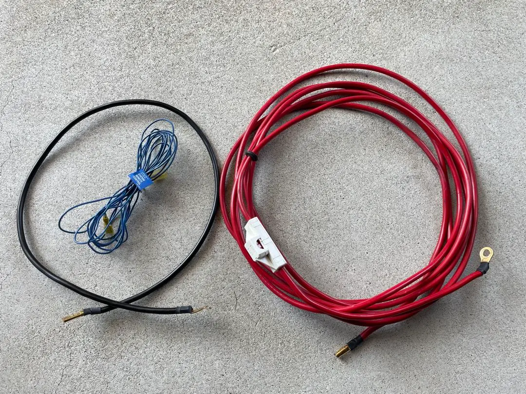 carrozzeria RD-228 パワーアンプ用電源コード 未使用 カロッツェリア RD-228 パイオニア パワーアンプ用電源ケーブル