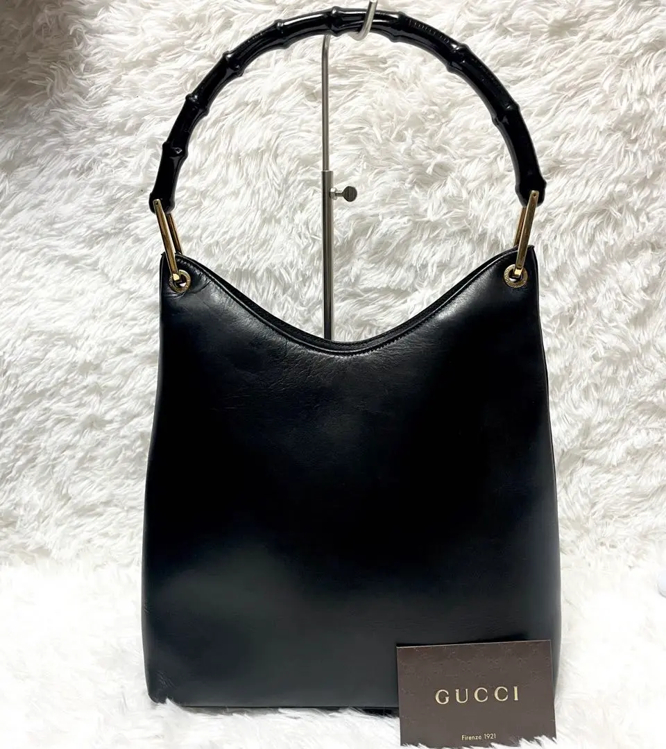 GUCCIグッチ ナイロンレザー アクセサリーポーチ0391133 001274