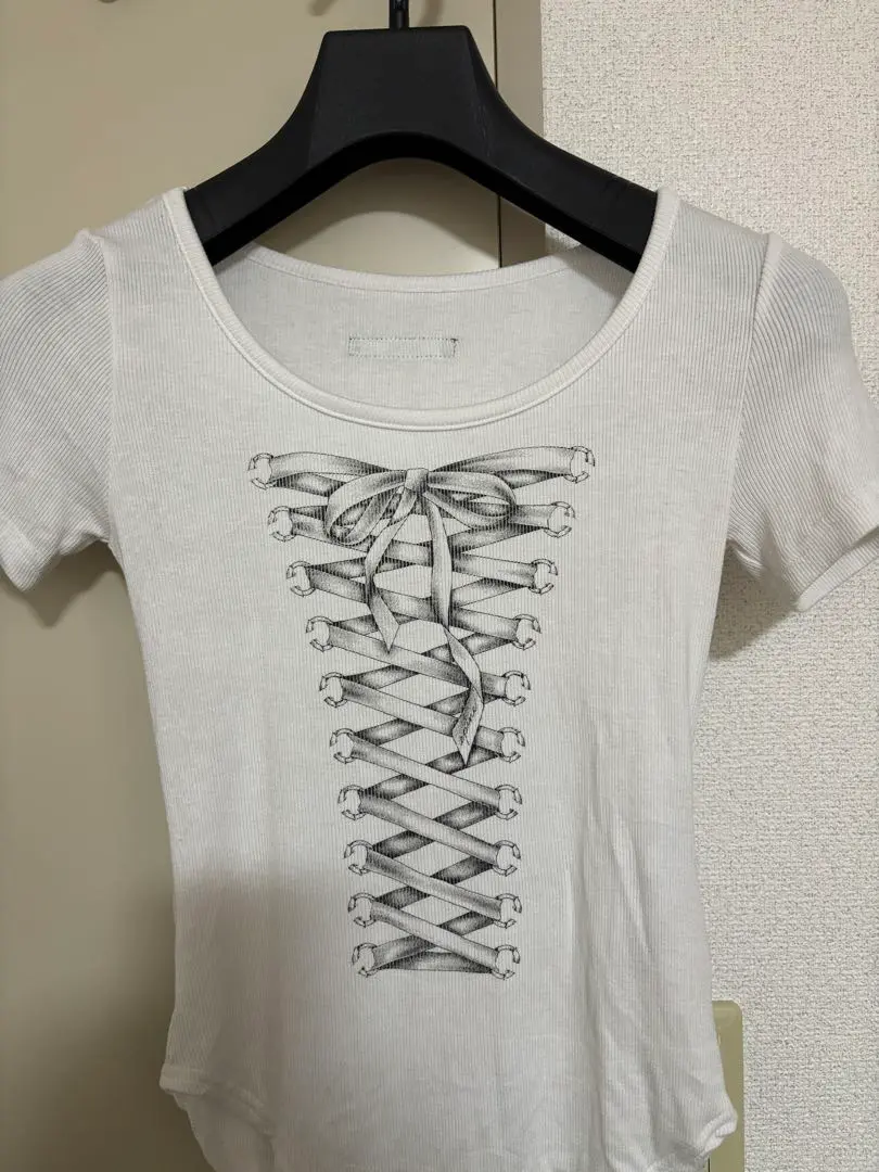 【新品未使用】épine lace up rib tee エピヌ épine lace up rib tee（2 color） | épine