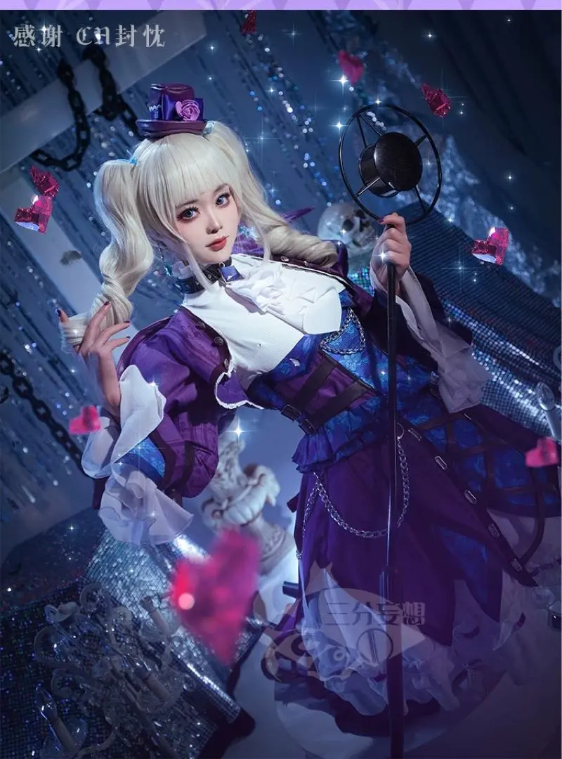 三分妄想 スタンドマイク付 アイカツ 藤堂ユリカ ゴスマジックコーデフルセット 三分妄想 アイカツ！アイドルカツドウ！ コスプレ 藤堂ユリカ