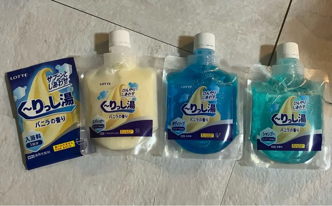 【新品・稀有】LOTTE 4件套　酷立吸 的縮圖