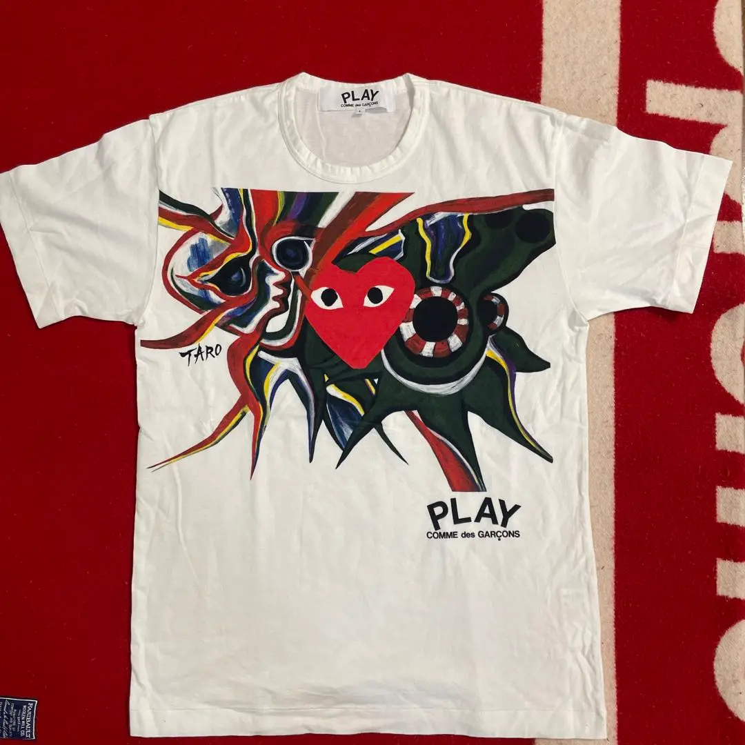 COMME des GARÇONS/岡本太郎Tシャツ/激レア 楽天市場】【中古】 プレイコムデギャルソン×岡本太郎PLAY COMME