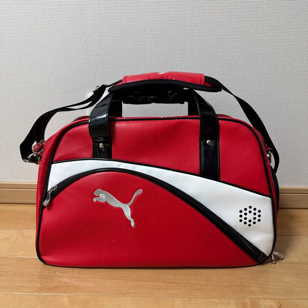 美品 PUMA プーマ ボストンバック ゴルフ ホワイト タウンユース　完売品 プーマ(PUMA) ボストンバッグ ゴルフ PF ボストンバッグ 35L