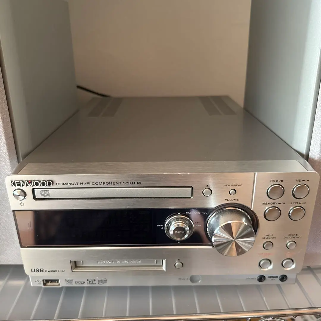 【良品】動作品 KENWOOD CD MDコンポ　UD-A77 リモコン付き Yahoo!オークション -「uda77」の落札相場・落札価格