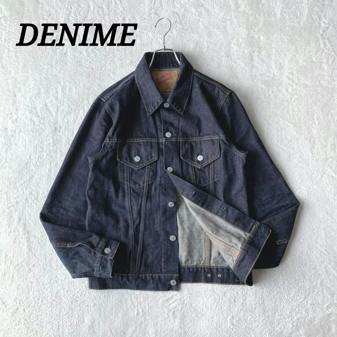美品 DENIME ドゥニーム デニムジャケット Gジャン 3rd 557 XX denime ドゥニーム デニムジャケット gジャン 557 初期 耳