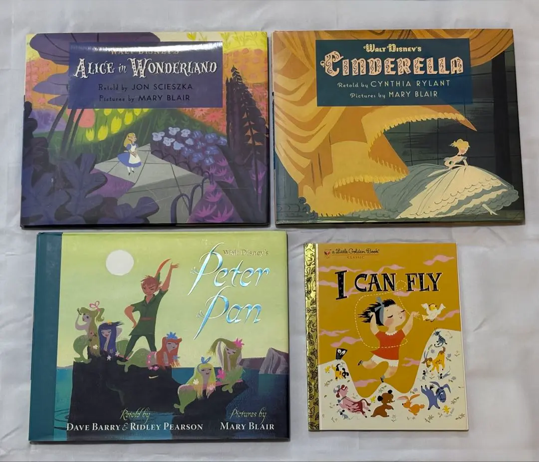 【希少】メアリー・ブレア　Mary Blair 英語版絵本4冊セット 競売 希少】メアリー・ブレア 英語版絵本4冊セット Blair Mary