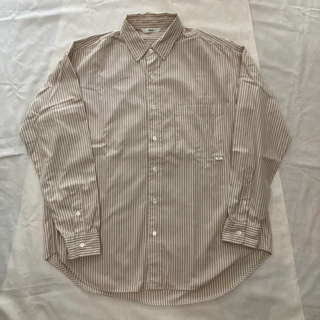 Thumbnail of Worn about 3 times. amne Stripe Regular Collar Shirt, Size 2