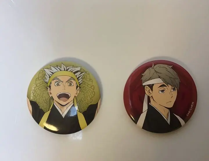 ハイキュー 黒尾鉄朗 缶バッジ 応援団 キャラバッジコレクション ハイキュー！！ 黒尾鉄朗 応援団 缶バッジ - メルカリ