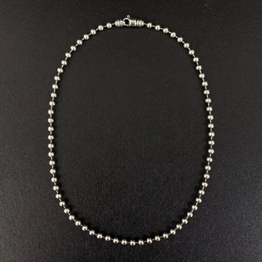 美品 Bill Wall Leather シルバー BallChain 51cm Bill Wall Leather BWL Logo Brand silver925 Stainless Ball
