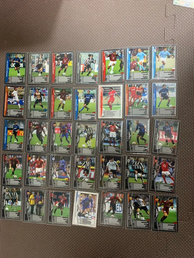 Thumbnail of Final Price Reduction! WCCF Trading Card Set of 35 Cards, 2002-2004