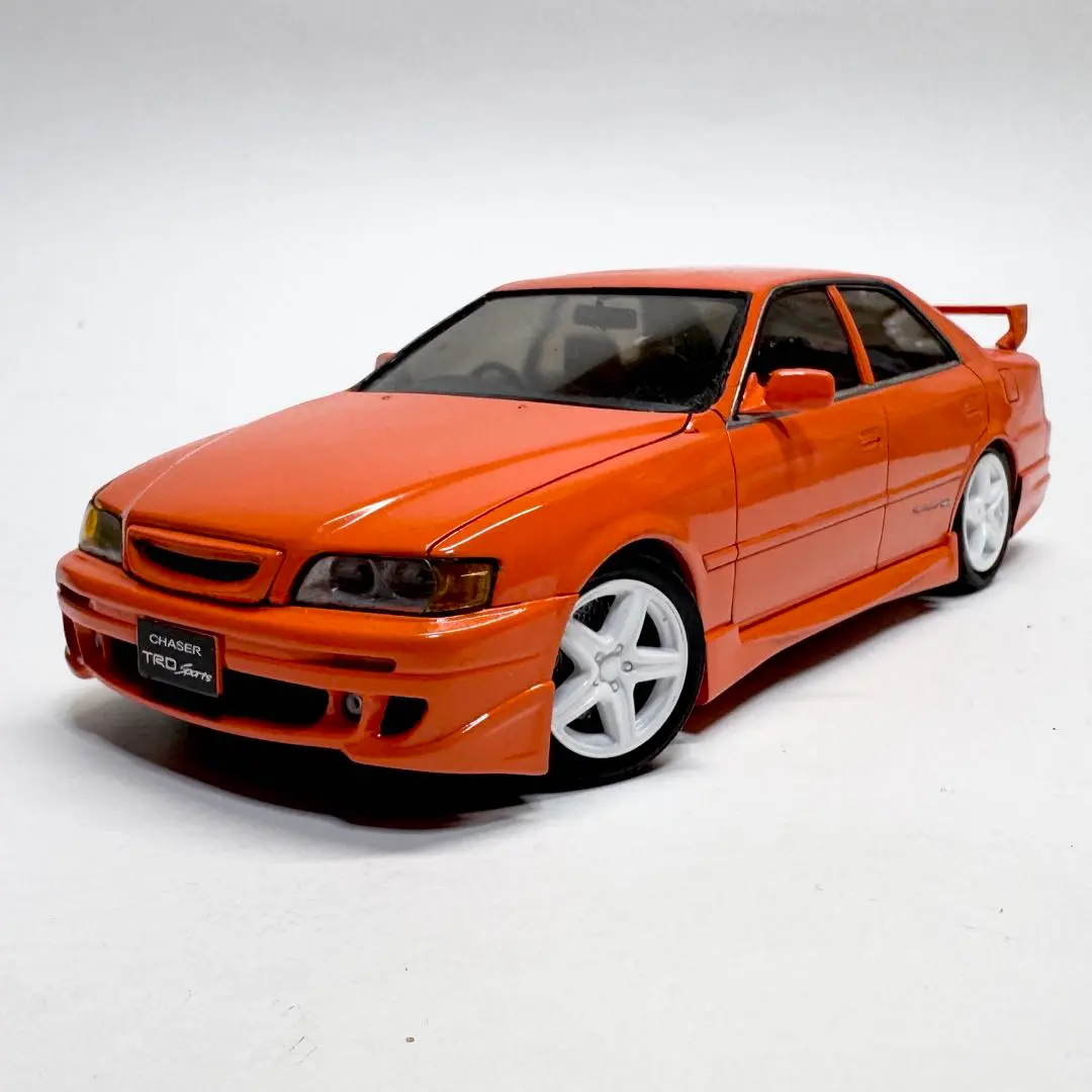 プラモデル完成品 チェイサー 丸目 旧車 ピックアップトラック風 m73409181247_1.jpg?1747825726